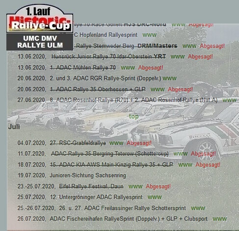 Historic-Rallye-Cup 2020